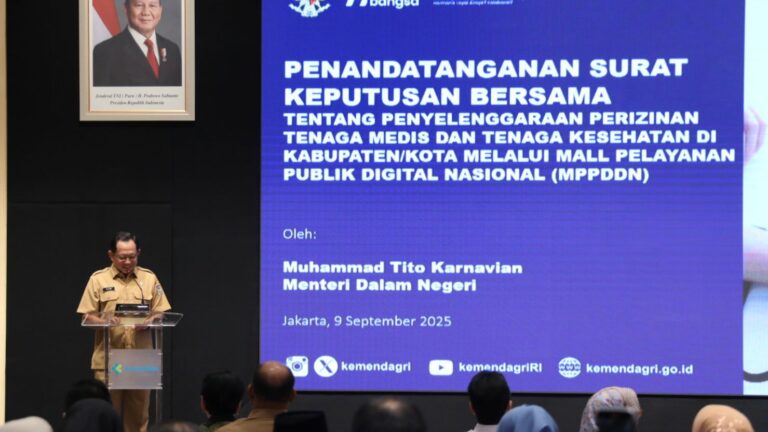 Mendagri Tegaskan Dukungannya terhadap Perizinan Tenaga Medis dan Kesehatan melalui MPPDN