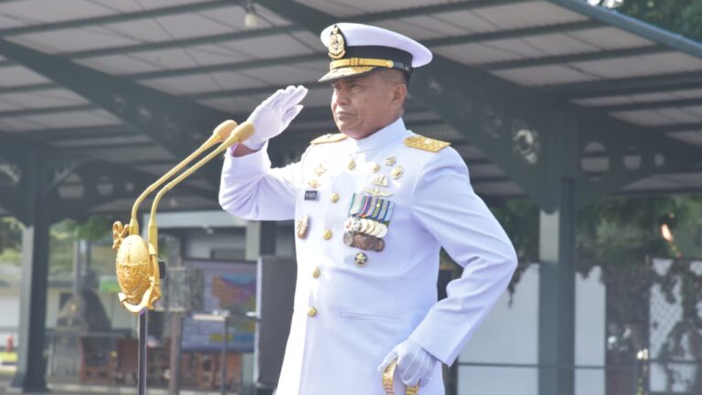 Kepala Staf Korps Marinir Pimpin Upacara Peringatan HUT ke-80 TNI AL