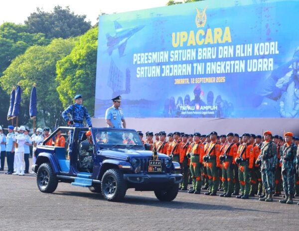 KASAU Pimpin Upacara Peresmian Satuan Baru dan Alih Kodal Jajaran TNI AU