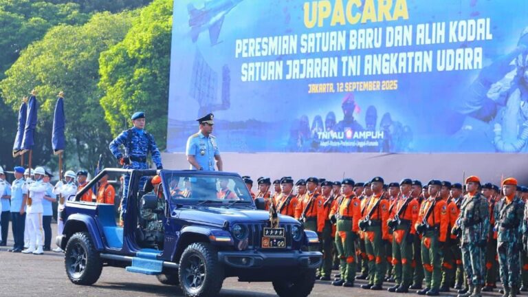 KASAU Pimpin Upacara Peresmian Satuan Baru dan Alih Kodal Jajaran TNI AU