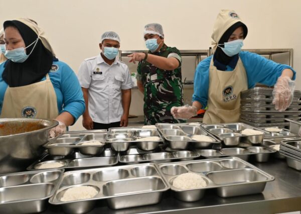 Danlanud Sdm Tinjau SPPG Cikopo, Pastikan Program Makan Bergizi Gratis Tepat Sasaran