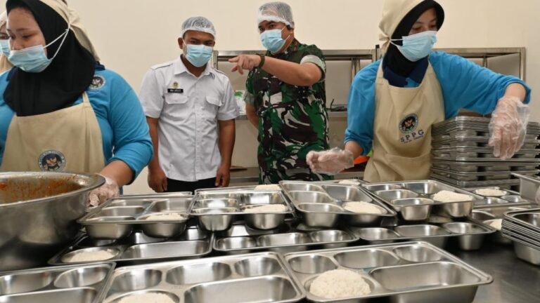 Danlanud Sdm Tinjau SPPG Cikopo, Pastikan Program Makan Bergizi Gratis Tepat Sasaran