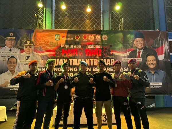 Baret Ungu Berjaya, Atlet Muaythai Pasmar 3 Sabet Medali Perunggu di NTB