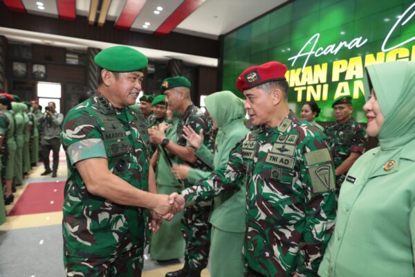 KASAD Terima Laporan Korps, 65 Pati TNI AD Naik Pangkat