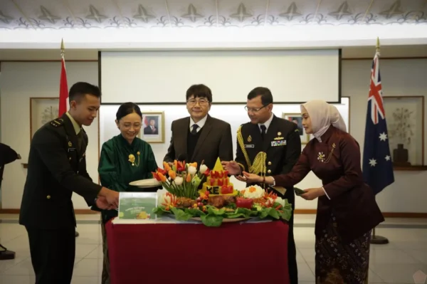 Peringatan HUT Ke-80 Tentara Nasional Indonesia di KBRI Canberra