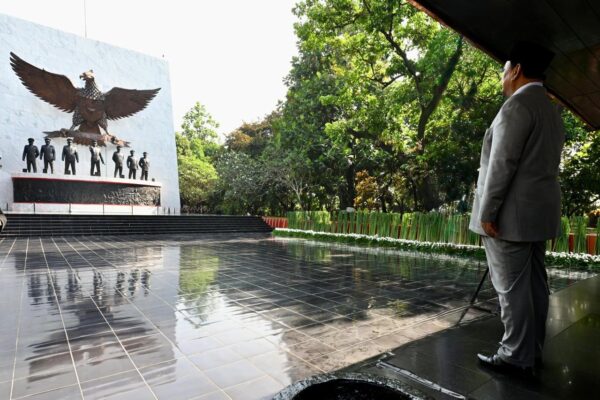 Perdana, Presiden Prabowo Subianto Pimpin Upacara Peringatan Hari Kesaktian Pancasila Tahun 2025