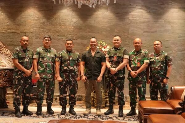 Pangkormar Anjangsana ke Mantan Panglima TNI Jenderal TNI (Purn) Andika Perkasa