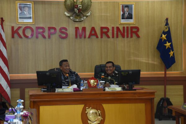 Pangkormar Pimpin Taklimat Akhir Audit Kinerja Itjenal Dilingkungan Korps Marinir