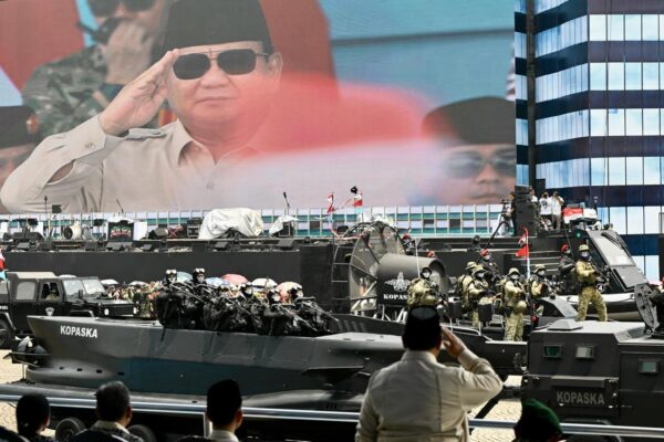 Presiden Prabowo Pimpin Upacara Peringatan HUT ke-80 TNI di Monas