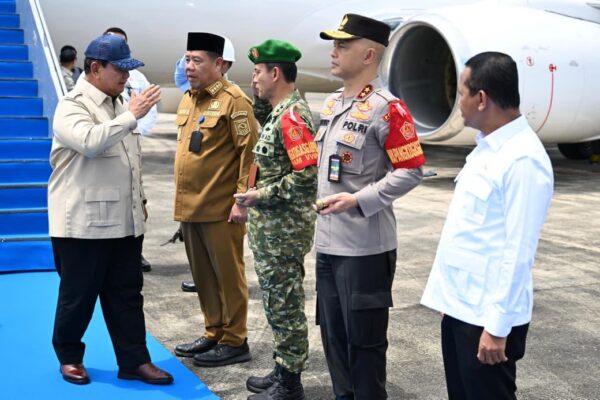 Prabowo Tiba di Bangka Belitung: Saksikan Langsung Penyerahan Aset Rampasan Negara