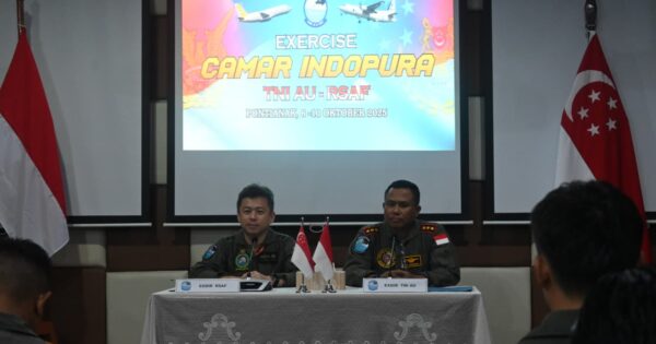 TNI AU–RSAF Mulai Latma Camar Indopura 2025 di Lanud Supadio
