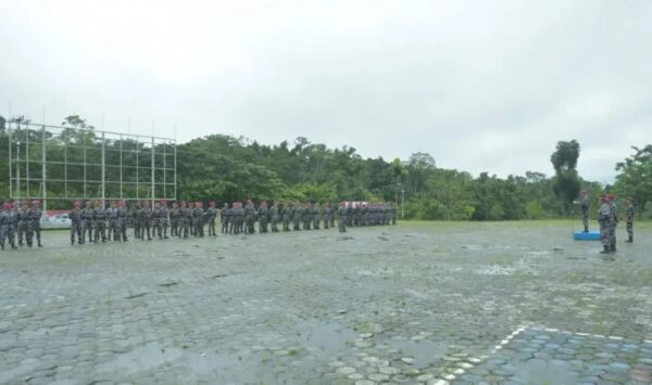 Sehat dan Tangguh di Samudra, Denmako Pasmar 3 Gelar Upacara Hari Kesehatan TNI Angkatan Laut 2025