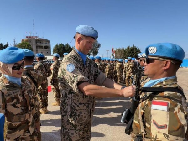 Prajurit Konga 2025 Terima Penghargaan UN Medal setelah 6 Bulan Misi Perdamaian di Lebanon