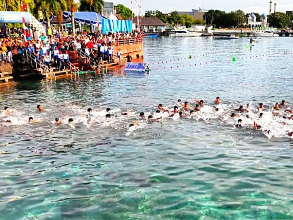 TNI AL dan Pemprov Maluku Utara Bersinergi Gelar Kejuaraan Open Water Swimming