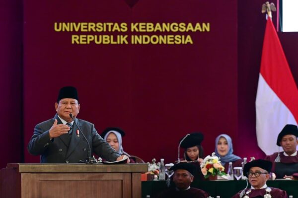 Presiden Prabowo Hadiri Sidang Senat Terbuka dan Dies Natalis UKRI Tahun 2025