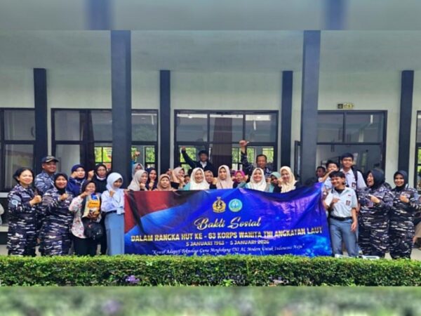 Jelang HUT ke-63, Korps Wanita TNI AL Gelar Bakti Sosial di Tasikmalaya
