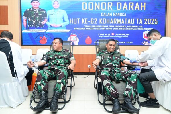 Donor Darah Jelang HUT ke-62, Dankoharmatau: Setetes Darah Sangat Berarti Bagi Nyawa Orang Lain