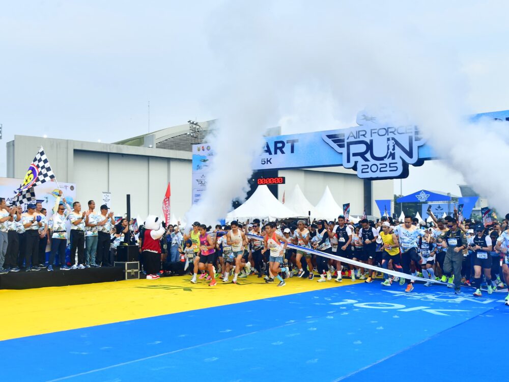 ‎Ribuan Pelari Ikuti Air Force Run 2025 di Lanud Halim Perdanakusuma