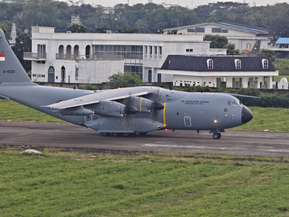 Airbus A400M Mendarat di Medan, Membawa Bantuan dan Harapan