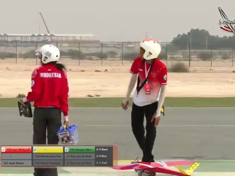 Atlet Aeromodelling Binaan FASI Juarai Qatar International Pylon Race 2025