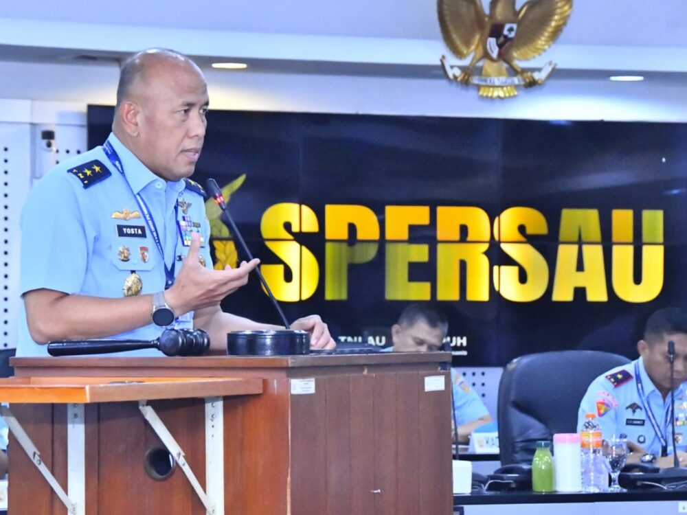 ‎Rapat Evaluasi Binpers 2025, Aspers Kasau: Validasi Organisasi Jadi Penguat Sinergi Satuan