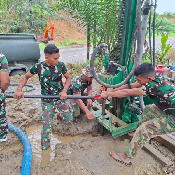 Atasi Krisis Air Bersih Pascabanjir, Paldam IM Bangun Sumur Bor di Sejumlah Wilayah Aceh