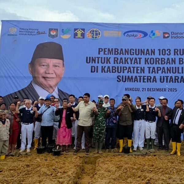 Kementerian PKP Gandeng Yayasan Buddha Tzu Chi Mulai Bangun Hunian Tetap Pascabencana di Sumut