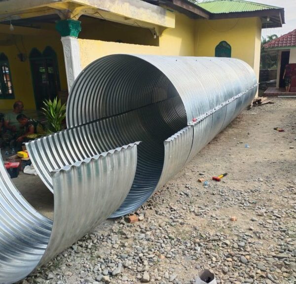 Akses Terputus Mulai Dipulihkan, Satgas Gulbencal Kodam I/BB Bangun Jembatan Aramco