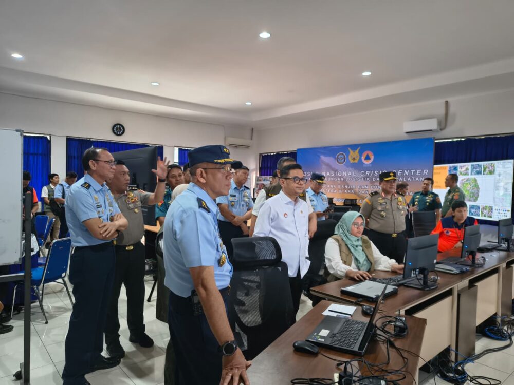 Pusgeosau Terima Kunjungan Gubernur Lemhannas RI, Tinjau Posko Nasional Crisis Center
