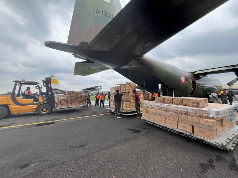 600 Ton Bantuan Telah Disalurkan TNI AU Dari Posko Lanud Halim Perdanakusuma ke Sejumlah Wilayah Terdampak Bencana Sumatera