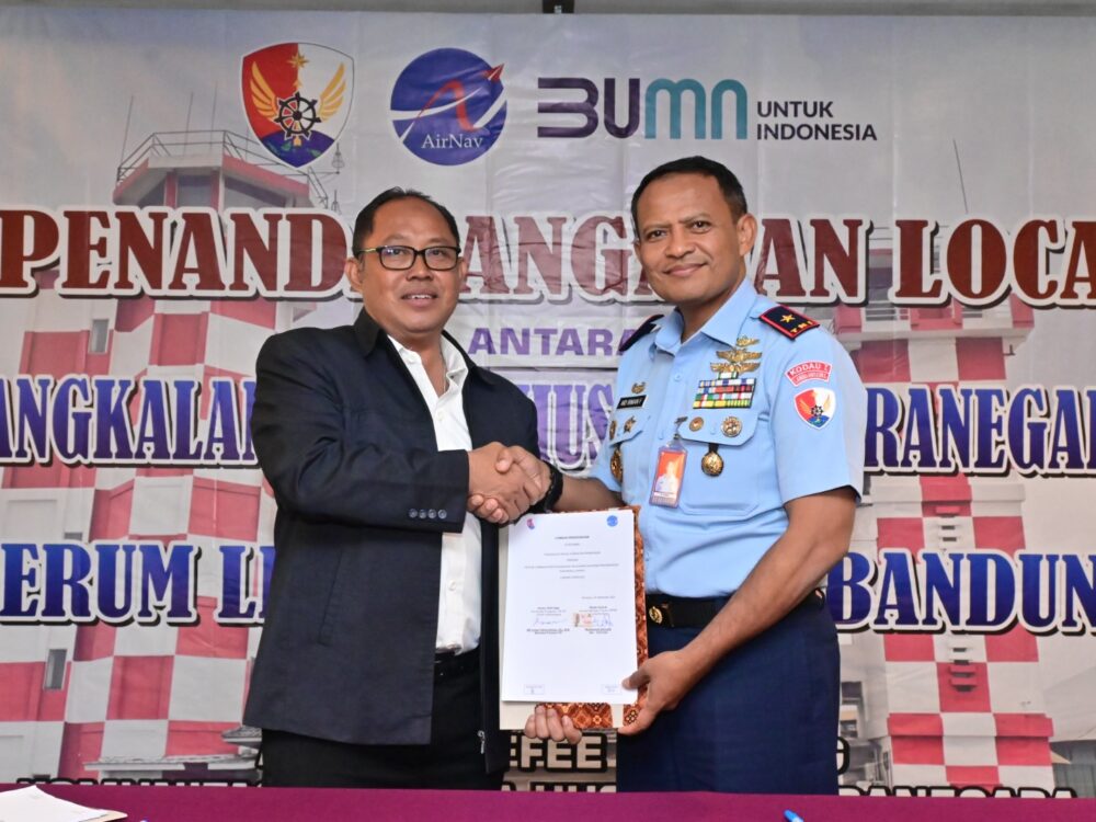 Lanud Husein Sastranegara dan AirNav Indonesia Tandatangani LOCA, Perkuat Keselamatan Penerbangan