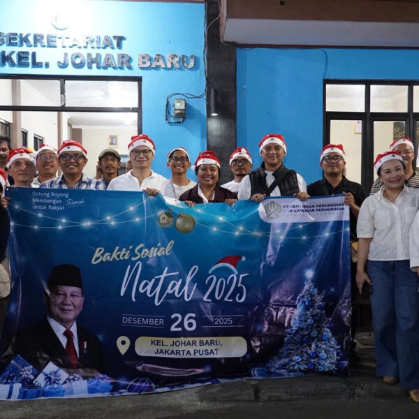 Hadiri Bakti Sosial Natal di Johar Baru, Menteri PKP Komitmen Atasi Kesenjangan Lewat Bantuan Renovasi Rumah