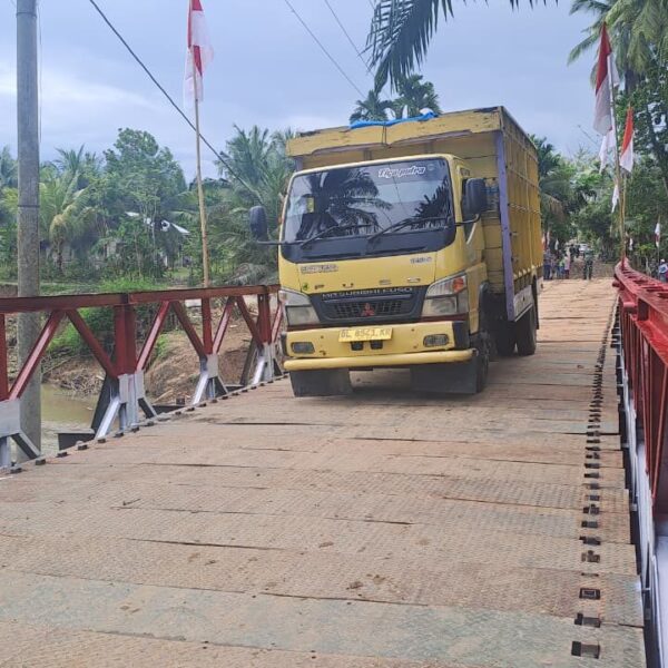 Jembatan Bailey Panton Nisam Rampung, Akses Warga Aceh Utara Kembali Terhubung