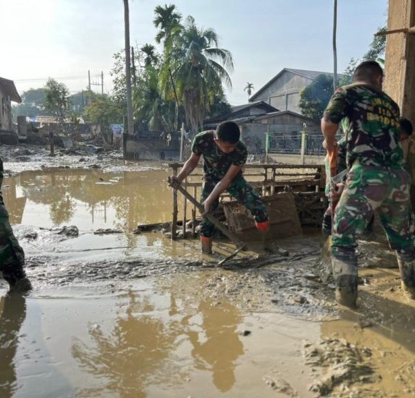 Pascabanjir, TNI AD Fokus Pulihkan Fasilitas Pendidikan di Aceh Tamiang