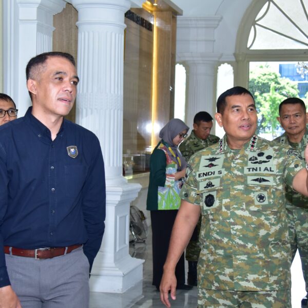 Pangkormar Menerima Kunjungan Kerja Deputi Pemerataan Pembangunan Wilayah Agraria dan Tata Ruang