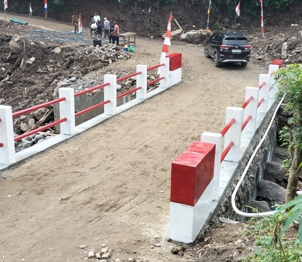 Satgas Yonzipur I/DD Rampungkan Jembatan Aramco Lubuk Raya di Padangsidimpuan
