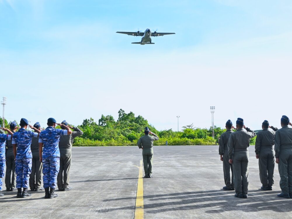 Tiba di Biak, Pesawat CN-235 Resmi Perkuat Skadron Udara 27