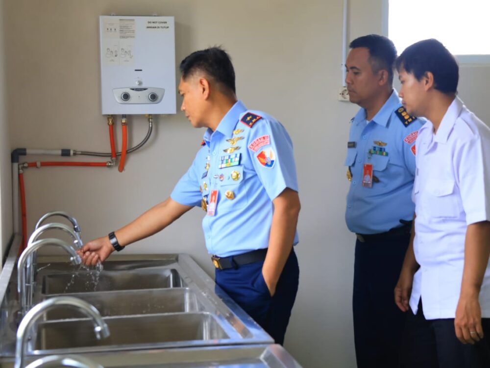 Danlanud Adisutjipto Tinjau Kesiapan Dapur SPPG di Gunung Kidul Dukung Program MBG