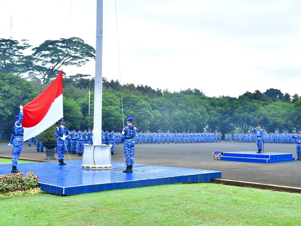 Mabesau Gelar Upacara Bendera 17-an