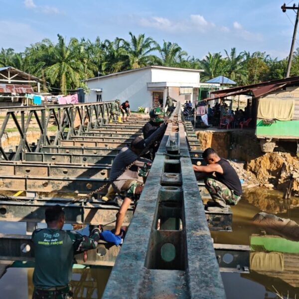 Jembatan Bailey Besilam-Banjaran Raya Rampung, Akses Warga Langkat Kembali Tersambung