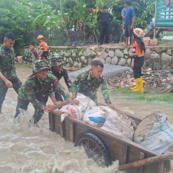 Kodam Jaya Hadir di Tengah Banjir, Evakuasi Warga Hingga Perbaikan Tanggul Jebol