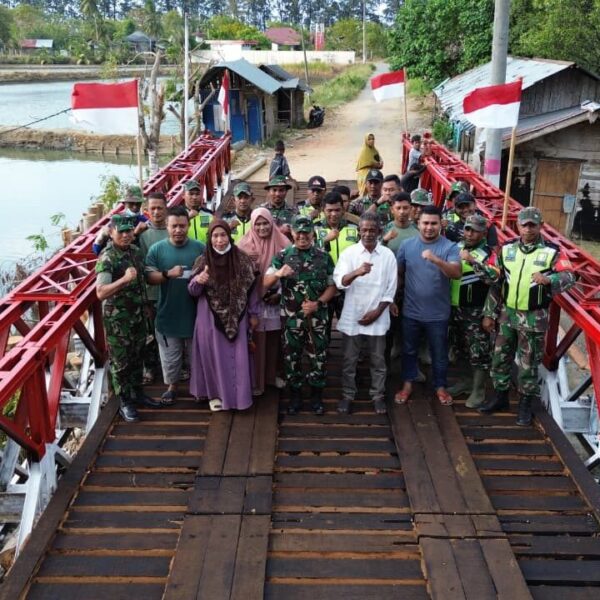 Hadir Pulihkan Harapan Warga Bireuen, TNI AD Rampungkan Pembangunan Jembatan Bailey
