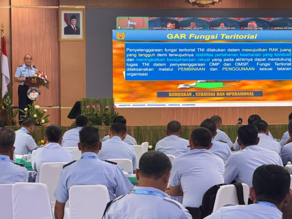 Pusterau Gelar Rakornis Pembinaan Teritorial Angkatan Udara Tahun 2026