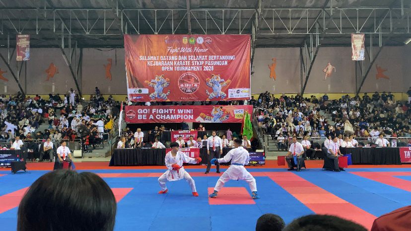 Atlet Korpasgat Raih Empat Medali di Kejurnas Karate STKIP Pasundan Open Piala Kemenpora