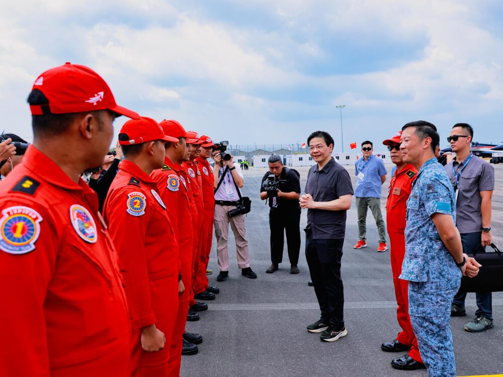 Jupiter Aerobatic Team Terima Kunjungan Perdana Menteri Singapura