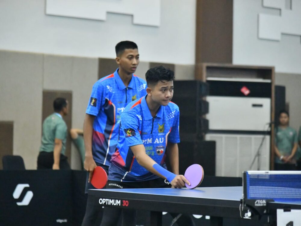 TNI AU Raih Juara Dua Kejurnas Tenis Meja Pangdam Jaya Cup II 2026