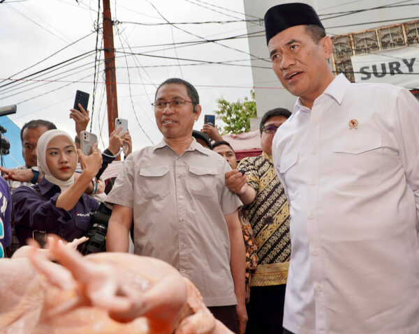 Sidak Pasar Minggu, Kementan Pastikan Harga Ayam di Bulan Ramadan Masih Sesuai Harga Acuan
