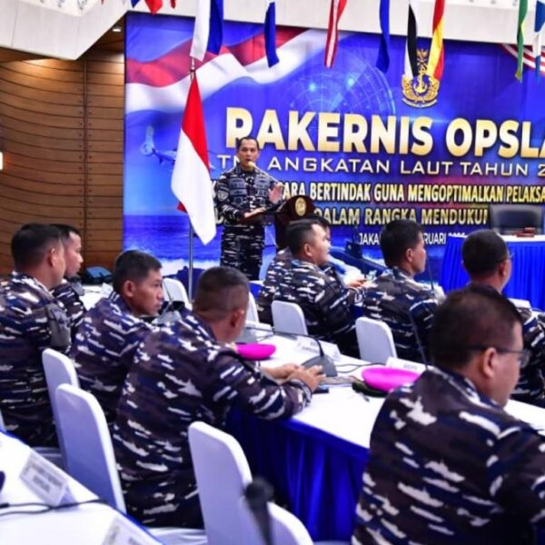 Rakernis Opslat TA 20226, TNI AL Optimakan Kesiapan Operasi dan Latihan Secara Terpadu