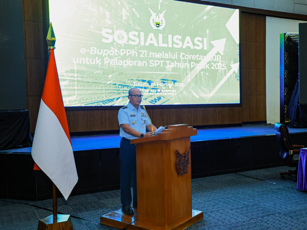 Diskuau Modernisasi Pelaporan Pajak TNI AU Melalui Sosialisasi Coretax DJP Terbaru