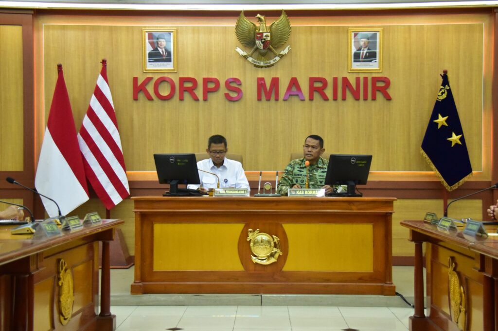 Kas Kormar Terima Tim BPK RI, Pastikan Transparansi dan Akuntabilitas Korps Marinir